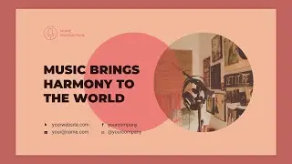 Music Production PowerPoint Presentation Template