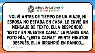Volví Antes De Tiempo De Un Viaje. Mi Esposa No Estaba En Casa. Le Envié Un Mensaje De Texto...