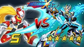 S-Class Hunter Zero Vs Next DiVE Armor X 5☆ - Mega Man X DiVE (Mobile Controls PvP) | X Vs Zero