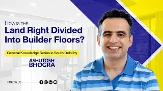 HOW IS THE LAND RIGHT DIVIDED INTO BUILDER FLOORS ?
