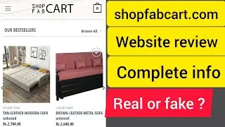shopfabcart.com website review || shop fab cart website review || shop fab cart website real or fake