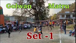 Golwan 🆚 Matru |Set 1|🏐@Banandar Mela 2024