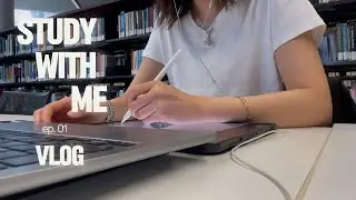1-HOUR STUDY WITH ME AT UNIVERSITY OF SYDNEY LIBRARY | Real time, real sound, business student