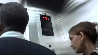 Mitsubishi elevator at Al-Ghurair Mall, Dubai, U.A.E