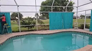 Lanai Curtain Installation in Melbourne, Florida (Brevard County, Florida) | Outdoor Privacy