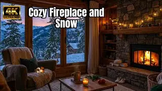 Fireplace Evenings of Serenity and Warmth: Burning Logs and Crackling Sounds for Pure Relaxation