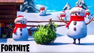 NEW Sneaky Snowman Gameplay  - Fortnite battle Royale