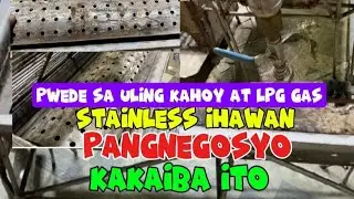 Paano ko ginawa kalan na pwede sa kahoy uling at LPG gas  pangmatagalan stainless steel | CaRamil TV