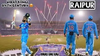 Virat Kohli 84th Century in Raipur | Crowd Madness & Full Stadium Vibes! #viratkohli #trending #roko