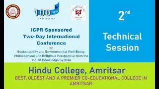 ICPR- 2nd Technical Session Online   2025 09 20 09 36 GMT+05 30 &ndash; Recording