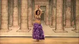 Belly dancer LaUra Dancing on Amal Hayati by Oum Kalthoum