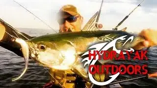 Tuna & Mackerel Double Hookup - Offshore Kayak Fishing