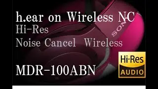 ハイレゾヘッドホン h.ear on Wireless NC  SONY MDR-100ABN レビュー ノイズキャンセル