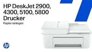 Einlegen von Papier und anderen Medien | HP DeskJet 2900, 4300, 5100, 5800 Druckerserien| HP Support