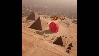 VFX & CGi video in pyramid of Egypt for product #3d #blender #productanimation #cgi
