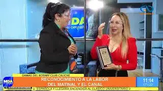 Damas de Rotary Club Caliche reconocieron labor social de Daniza Segovia por Antofagasta
