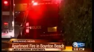 Apartment fire in Boynton Beach