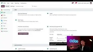 Sales Teams Setup & Leads Assignment  Odoo CRM