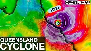 A Damaging Coral Sea Tropical Low is Rapidly Developing near Queensland, Forecast to Brisbane