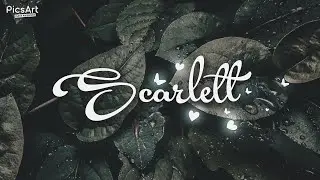 How to make name art | PicsArt tutorial | create this in just 2 minutes