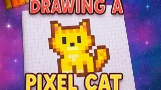 Easy Pixel Art Ideas | Drawing on  Graph Paper. Малюнок по клітинках. Піксель 