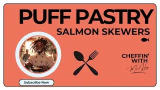 Honey Glazed Salmon Skewers Recipe - Crispy Puff Pastry Wrapped | Cheffing with Mini Haye S1 E3 🔥