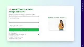 GenAI Canvas | Smart AI Image Generator with Scene & Style Consistency | Free AI Tool Demo
