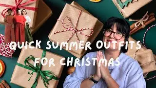 Quick Sewing Summer Christmas Outfits