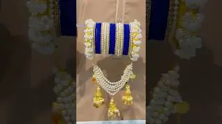 Beautiful Bridal Set for Pakistani Brides 💖#bangles #pakistan #pakistanijewelry #pakistani