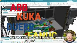 🎨 Process Simulate Paint Simulation &mdash; Coating Thickness, Spray Patterns & UR3e Demo! 🌈✨