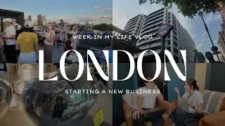 Getting My First Customers...! | Work Week in London Vlog