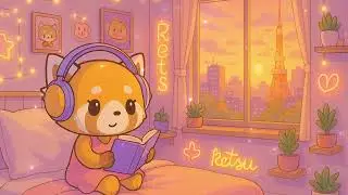 ⭐️Tokyo Sunset with Aggretsuko🌇 | Cute Dreamy Sanrio Lofi to Study & Unwind