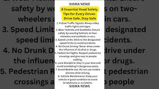 #road #trafficrules 8 Essential Road Safety Tips for Every Driver | Drive Safe, Stay Safe