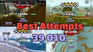 Hill Climb Racing 2 - Best Attempts (Giant Enemy Clock)