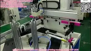 straight ruler automatic LED silkscreen printing machine model HSP-2030