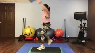 STEP AEROBICS  Free Video-Moderate/Advanced-32-count Choreography-Great Music & Energy - Step 29