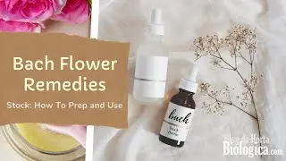 Bach Flower Remedies - Stock or First Dilution - How to Prep and Use