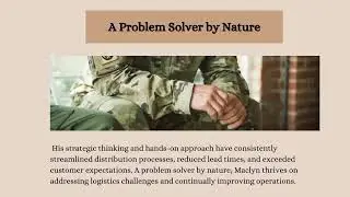 William Maclyn Murphy McRae An Advocate for Sustainability in Logistics