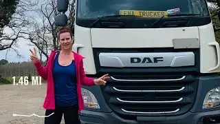 A day in a life of female curtainside HGV Driver UK 30/3/20 at last managed a run 🤩