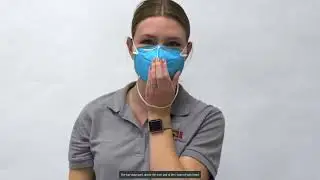 Donning and doffing an N95 mask