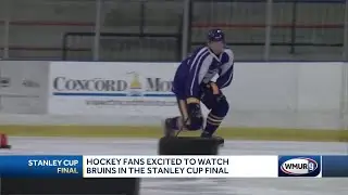 Local hockey players say they are learning by watching Bruins