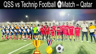 QSS vs Technip ⚽ Qatar Football Match #football  #footballskills  #football2026 #vlog #footballlive 