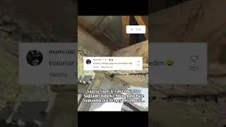 Kirişler dua ile ayakta duruyor