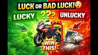 Do You Have Luck or Bad Luck? 😱🍀 Try With Me & WIN 🏍️🎁 #giveaway #youtube #lucknow #venezuela #win