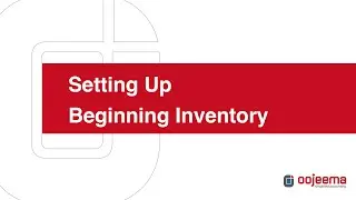 Setting Up Beginning Inventory