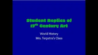 TERPSTRA ART REPLICA INSTRUCTIONS