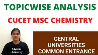 CUCET Topic wise Analysis II Exam Pattern II Important Topic II