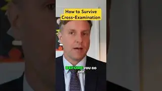 How to Survive Cross-Examination - Cross Examination Tips from a trial lawyer #trialattorney