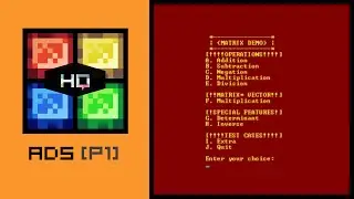 Advanced Data Structures & Algorithms (Matrix & Vector Calculator)