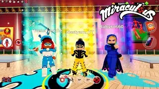 NOVO TRANSFORMAÇOES DO GRUPO NO MIRACULOUS RP - MIRACULOUS ROBLOX!